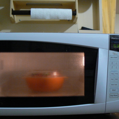 Even the microwave is busy during Earth Hour.