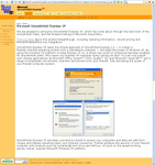The first of two product description pages for Microsoft SmoothWall Express XP