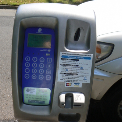 The parking meters of Sydney are a bit more up to date than the parking meters of Canberra. The Sydney ones even take credit cards.
