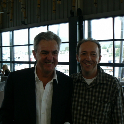 John Kerr and Stuart Bocking at Liquidity Restaurant in Sydney