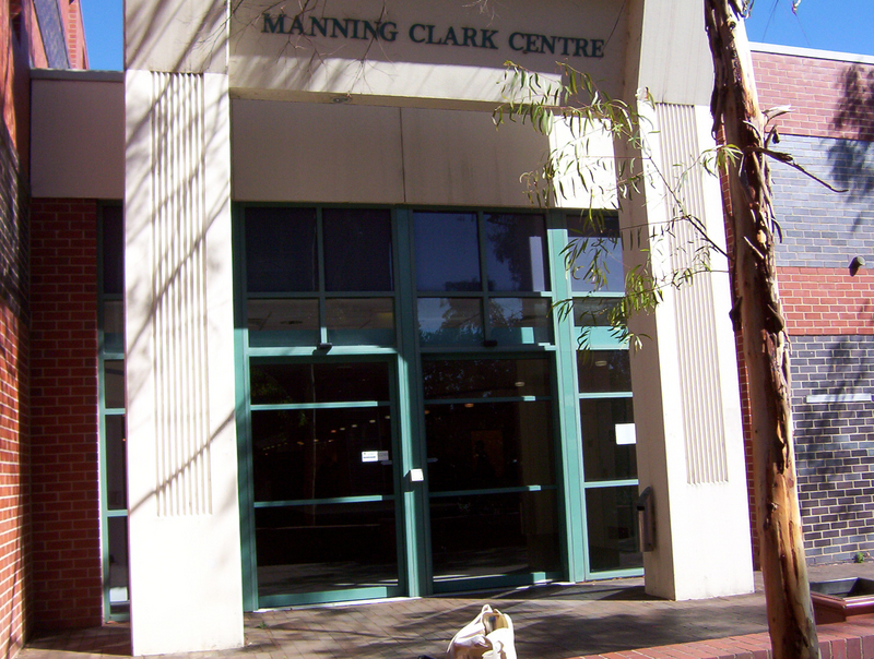 The Manning Clark Centre, from the side that I enter, and nobody seems to take photos of (except me)