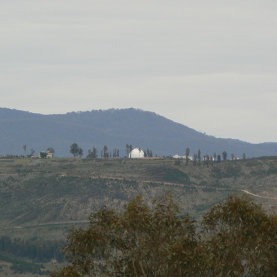 Mount Stromlo observatory, as seen from Oakey Hill